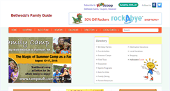 Desktop Screenshot of bethesdakidsguide.com